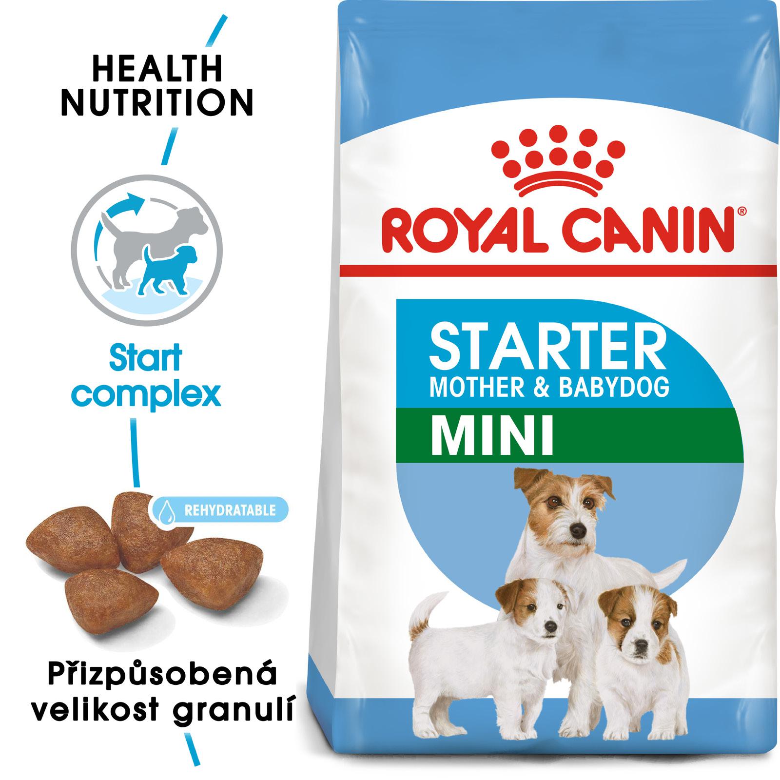 Royal Canin Mini Starter - granule pro březí nebo kojící feny a štěňata - 1kg prodejna exp 8/23