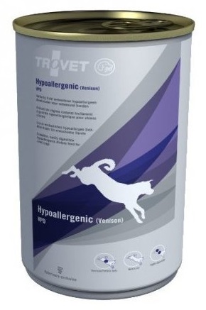 Trovet  dog (dieta)  Hypoallergenic (Venison) VPD  konzerva - 400g