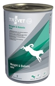 Trovet  dog (dieta)  Weight a Diabetic WRD  konzerva 400g