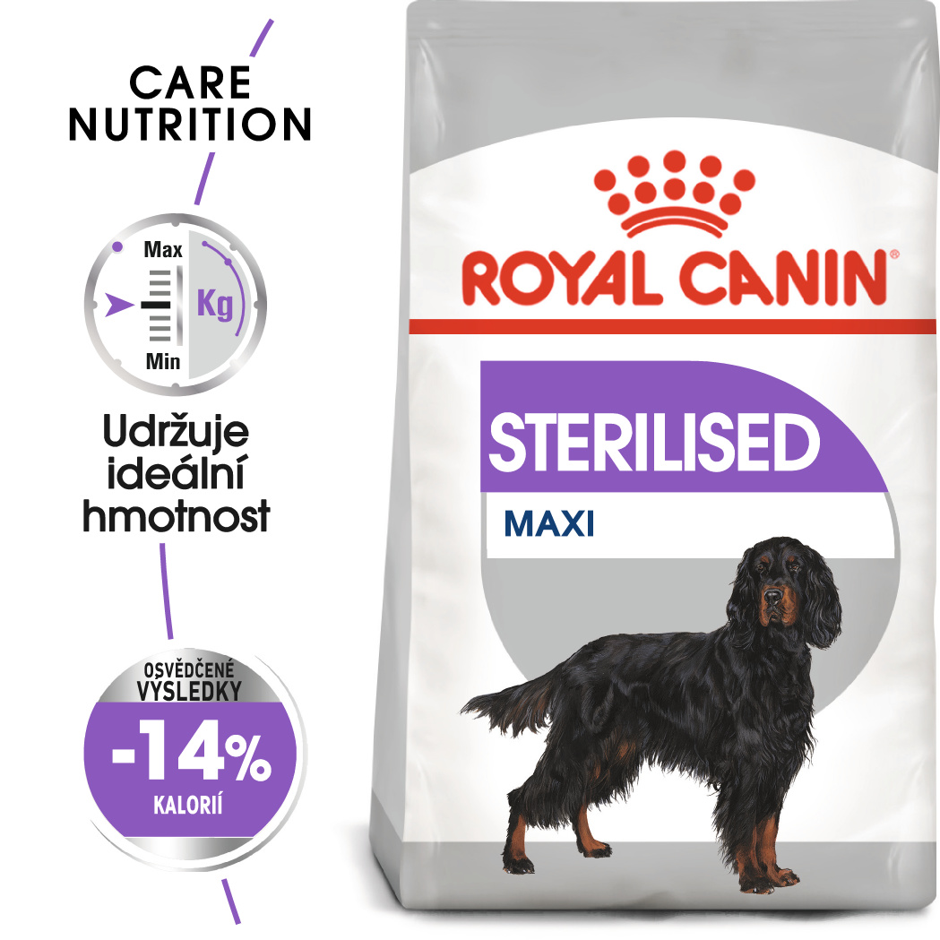 Royal Canin Maxi Sterilised - granule pro kastrované velké psy - 9kg