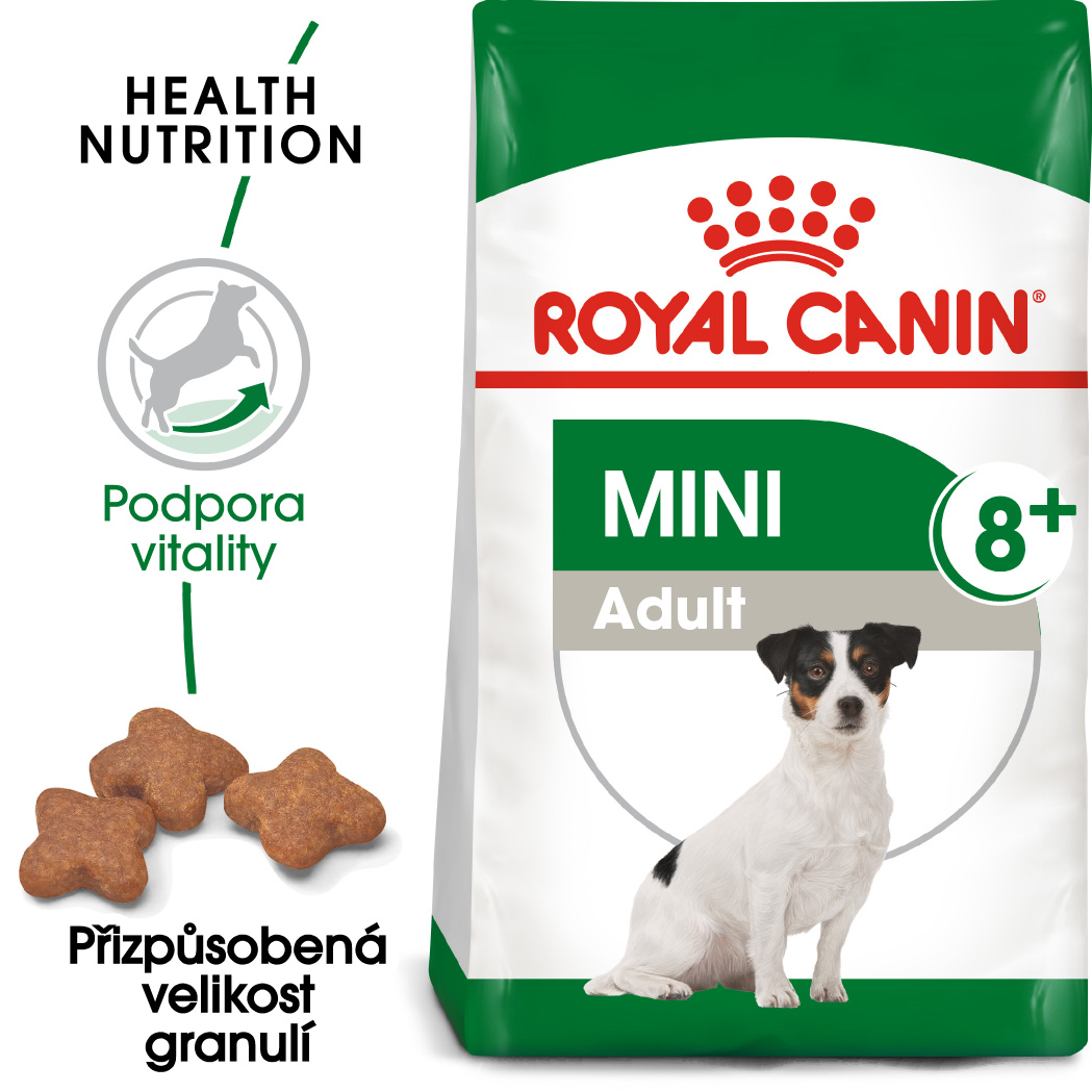 Royal Canin Mini Adult 8+ - granule pro stárnoucí malé psy - 8kg