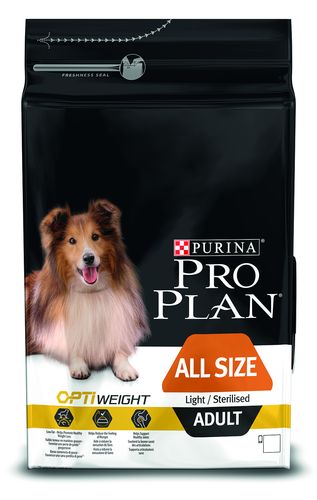 Purina PRO PLAN Dog All Size Adult Ligh & Sterilised - 3kg