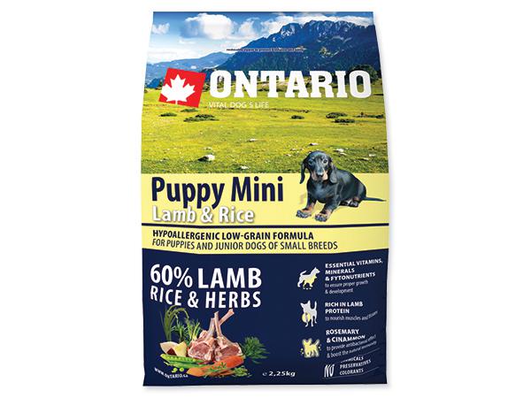 ONTARIO dog PUPPY MINI lamb - 6,5kg