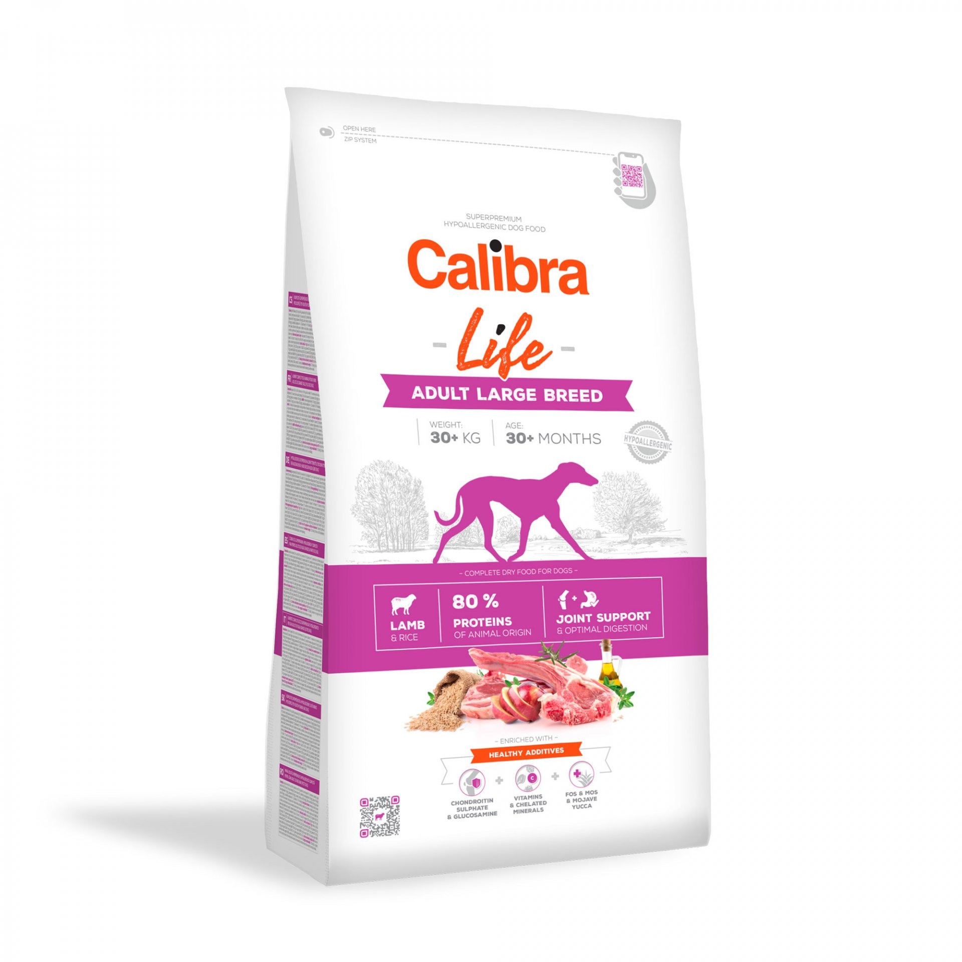 CALIBRA dog LIFE ADULT large LAMB - 2,5kg
