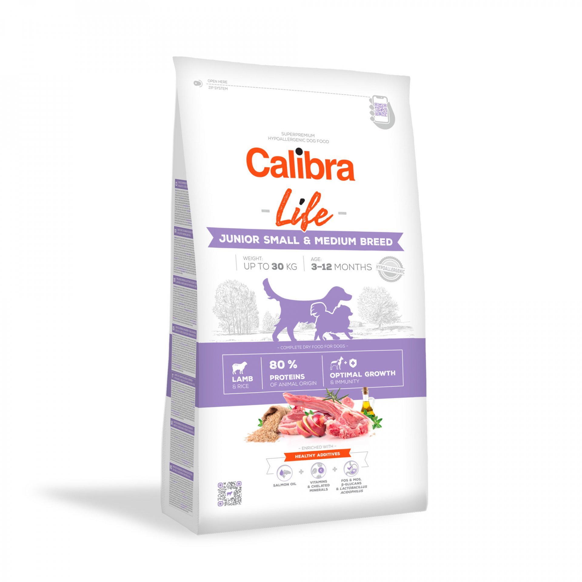 CALIBRA dog LIFE JUNIOR small & medium LAMB - 2,5kg