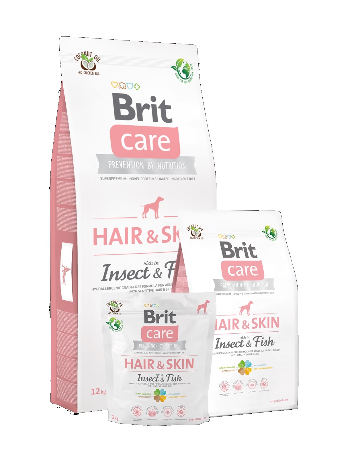 BRIT CARE dog HAIR & skin INSECT&fish  - 1kg
