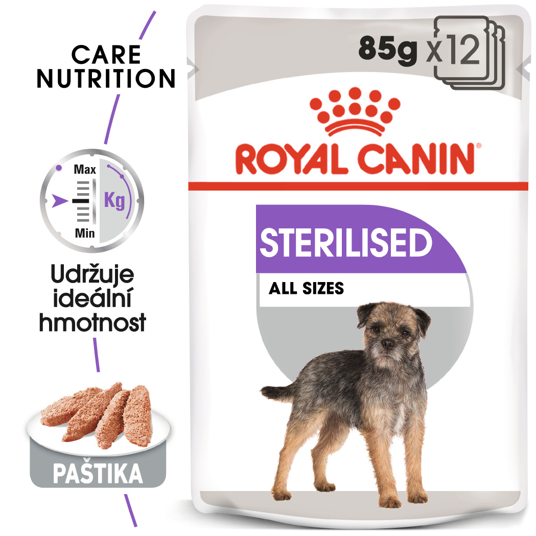 Royal canin sterilised dog loaf - kapsička s paštikou pro kastrované psy 85g