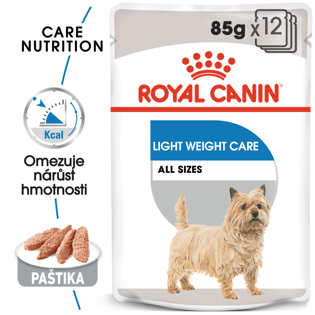 Royal canin light weight care dog loaf - dietní kapsička s paštikou pro psy 85g