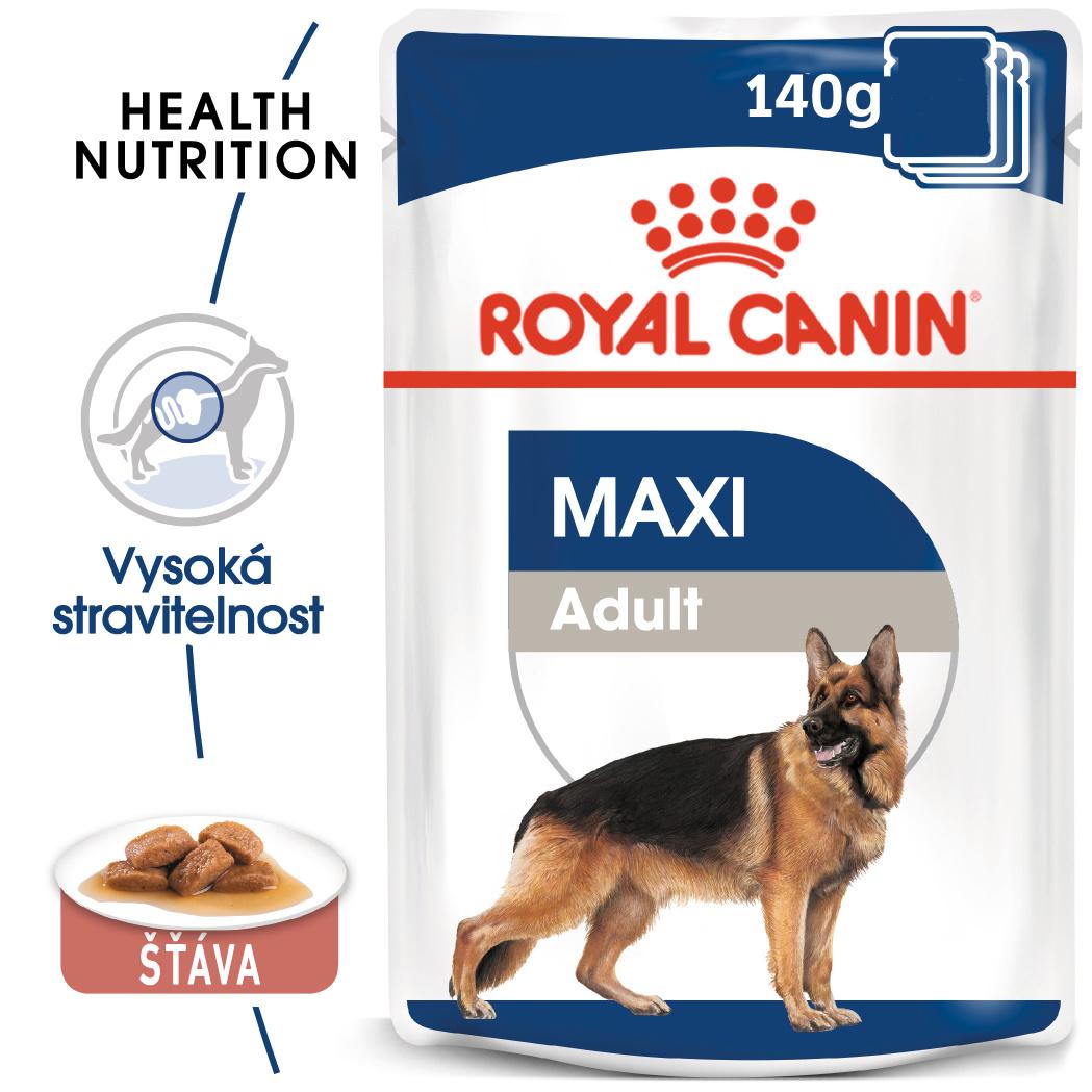 Royal Canin Maxi Adult - kapsička pro dospělé velké psy - 10x140g