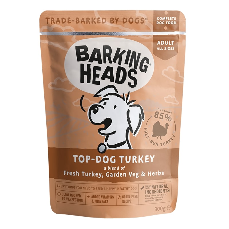 Barking heads kapsa top dog turkey 300g