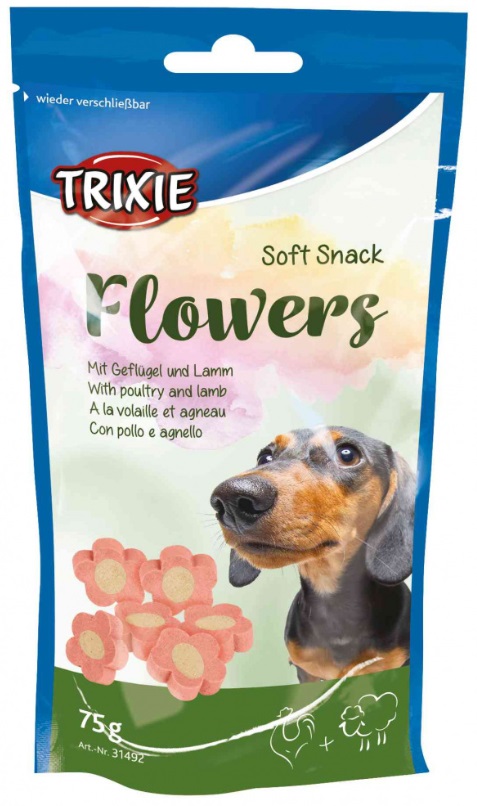 Pochoutka  dog flowers (trixie) 75g