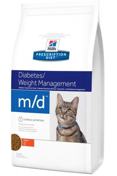 Hills cat  m/d  weight loss 1,5kg