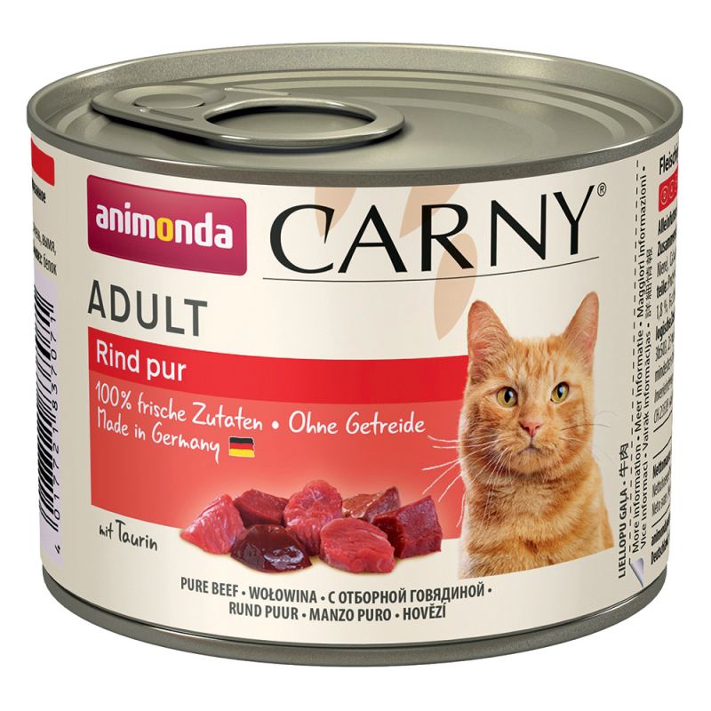 ANIMONDA cat konzerva  CARNY  čisté hovězí - 400g