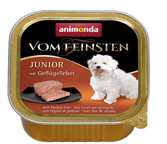 Animonda dog paštika  junior Drůbeží/ krůtí srdíčka 150g