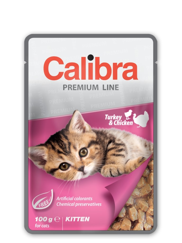 Calibra cat kapsa kitten turkey/chicken 100g prodejna