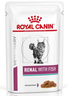 Royal Canin Veterinary Diet Cat Renal with Fish kapsa 85g