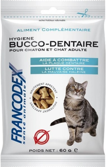 Francodex cat  poch. dental breath 65g