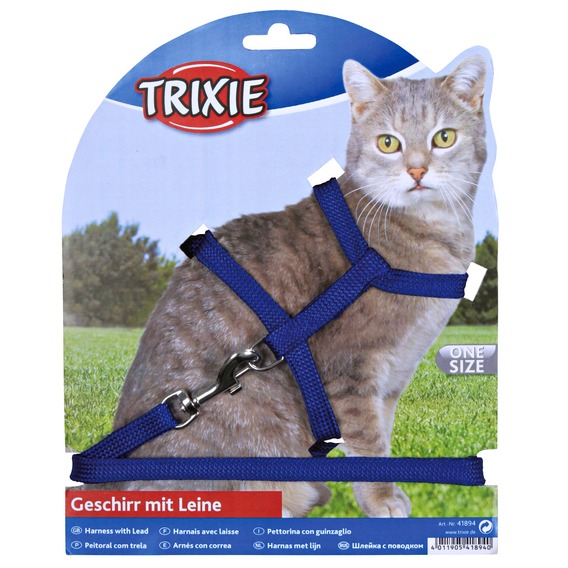 Postroj (trixie) CAT s vodítkem 22-42cm/1cm/1,25m